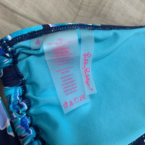 Lily Pulitzer Triangle Bikini Top - Picture 3 of 4